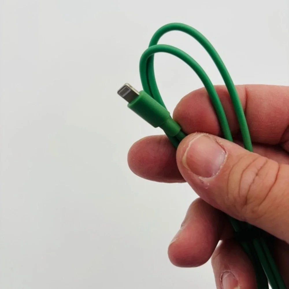 Unbranded Lightning‎ to USB Cable Unisex OS Green Excellent Charging Cord